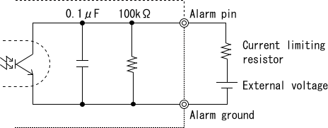Fig.1 Internal circuit of alarm function